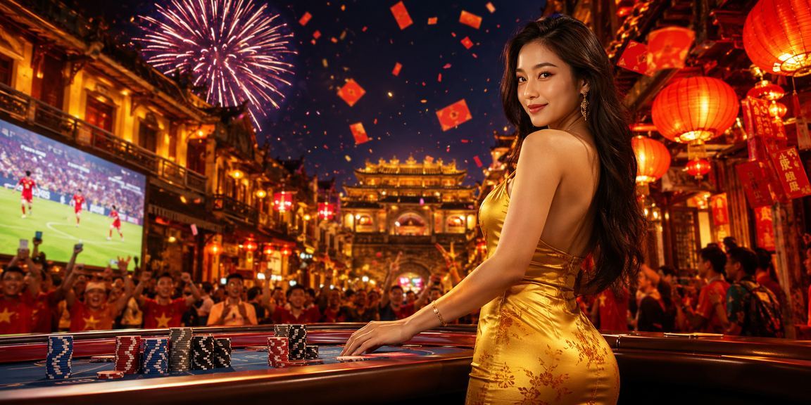 Người chơi tại Huế tận hưởng không khí lễ hội đèn lồng kết hợp ưu đãi phong bì đỏ trên 1955